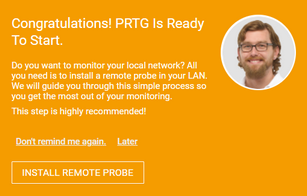 Smart Setup: Install a Remote Probe Smart Setup: Install a Remote Probe
